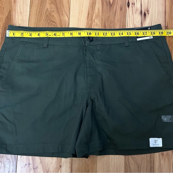 a.n.a Women's Olive Green Shorts - Picture 3 of 5